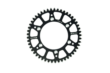 SCAR Zębatka tylna aluminiowa Kawasaki KX / KXF / KLX KX 250 '19-'25, KX 450 '19-'25 kolor czarny