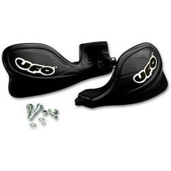 Osłony Dłoni UFO Handbary Kawasaki KX 125 / 250 '00-'17, kolor czarny