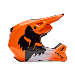Kask cross Fox V1 Shield pomarańczowy