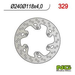 NG Brake disc rear SUZUKI RM 125 99-10 / RM 250 99-08 / DRZ400SM 04-10