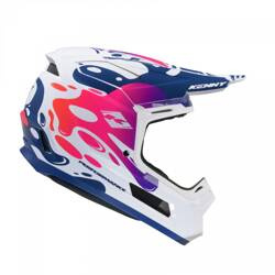 Kenny Racing Kask na crossa PERFORMANCE ERT GRAPHIC FLUID kolor biały,niebieski,różowy