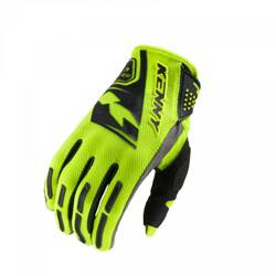 Kenny Racing Rękawiczki na crossa PERFORMANCE NEON YELLOW kolor żółty fluo,czarny
