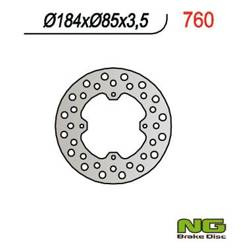 NG Brake disc rear KAWASAKI / SUZUKI RM 80/85 86-04