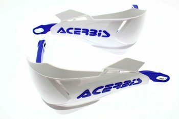 Acerbis X-Factory handbary z metalowym rdzeniem kolor biało-czarny (w zestawie kit montażowy)