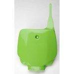 Plastron / Pole Numerowe Przód UFO dla Kawasaki KX 65 KLX 110 '01-'09 kolor zielony