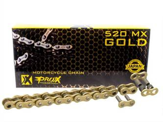 ProX Łańcuch Napędowy Bezringowy Gold 520 x 120L