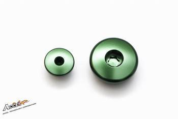 Accel Zielone Korki Inspekcyjne Silnika / Suzuki / Kawasaki KX 250F ['08-'13]