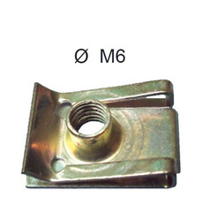 Nakrętka zatrzaskowa / wsuwka z gwintem / blaszka do montażu wydechu M6 Oxa Factory