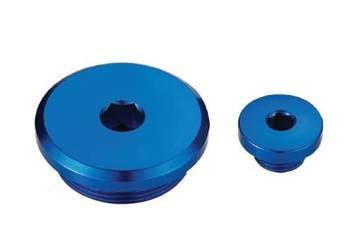 Accel Niebieskie Korki Inspekcyjne Silnika / Yamaha YZF 450 '10-'18 / YZF 250 '10-'18 / WR250F '15-'18 / WR450F '16-'18