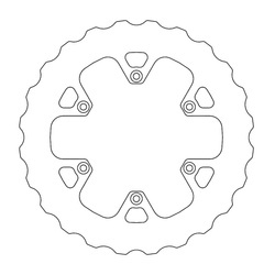 Moto-Master Tarcza hamulcowa tył BETA 250/300/350/390/400/430/450/480/498/500 RR 13-20