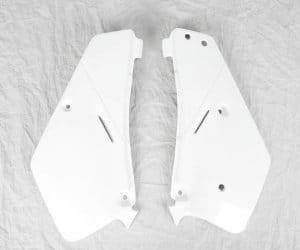 Boczki Tylne UFO dla Suzuki RM 80 '86-'99, kolor biały