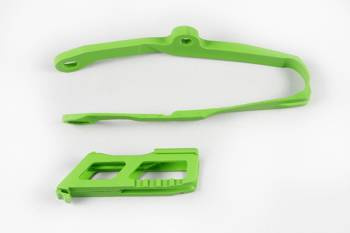 UFO Complete Slide + Chain Guide Kawasaki KXF 250 '17-20, KXF 450 '16-18,