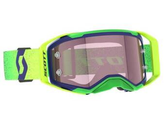 SCOTT Gogle Prospect 2.0 AMP kolor zielony, żółty, niebieski, szyba różowa