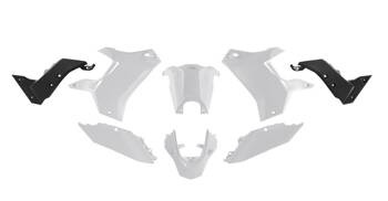 Complete set of plastics [excluding front fender] T7 REVOLUTION Yamaha TENERE 700 '19-'24 white/black color Racetech