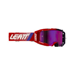 Gogle LEATT VELOCITY 5.5 Iriz flame kolor czerwony, fioletowy, szyba fioletowe lustro