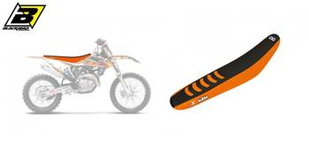 Blackbird POKROWIEC/POSZYCIE NA SIEDZENIE KTM SX/SXF '19-'22, EXC '20-'22 DOUBLE GRIP 3, KOLOR POMARAŃCZOWY/CZARNY