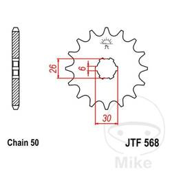 Zębatka przednia JT JTF568.18 (18Z)