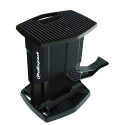 Składany stojak pod crossa [udźwig 200 kg] [antypoślizgowa platforma] kolor czarny Polisport