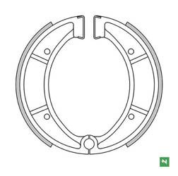Szczęki hamulcowe Husqvarna CR 125 83-90 / CR 240 81-87 / CR 250 81-95 / WR 125 82-90 / WRE 125 82-88 / XC 430 81-87 / WR 250 87-89 / TC 510 88-92 / WR 240 85-90 / WR 250 87-89  Newfren
