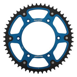 Supersprox Pinion spate [51 dinți] STEALTH [oțel-aluminiu] KTM SX / EXC / EXCF / SXF / HUSQVARNA TE / TC / FE / TC '16- [JTR897.51] culoare: albastru