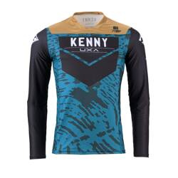 Kenny Racing bluza cross model Performance Stone Blue kolor niebieski/szary/czarny