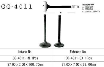 Vesrah Zawór ssący KAWASAKI KLF/KVF 300 86-02 / BJ 250 94-06 / KLR 250 80-84