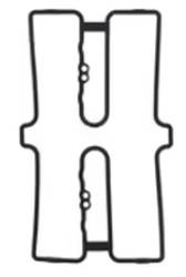 Athena Uszczelka pokrywy zaworowej Kawasaki GPZ 600R '85-90, GPX 600R '88-99, ZL 600 '86-97