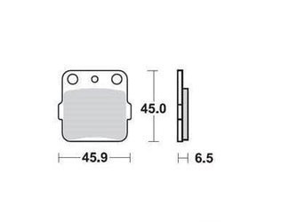 ProX Klocki Hamulcowe Tylne YZ80/85 '93-17