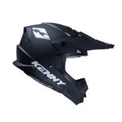 Kenny Racing Kask na crossa TRACK SOLID MATT BLACK HOLOGRAPHIC kolor czarny,szary