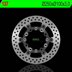 NG Tarcza hamulcowa (PŁYWAJĄCA) przód KAWASAKI KX 125/250 89-05 / KLX 250/300/650R 93-07 / SUZUKI RMZ 250 04-06
