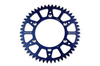 SCAR Zębatka tylna aluminiowa Yamaha YZ / YZF / WR YZ 250F '01-'25, YZ 450F '03-'25 YZ 125 / 250 '99-'25, Fantic XX / XE / XEF '21-'25 kolor niebieski