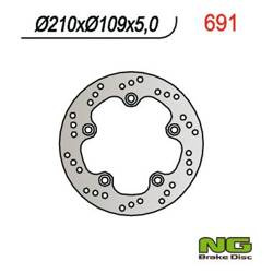 NG Brake disc rear SUZUKI AN 250 98-03 / AN 400 98-02