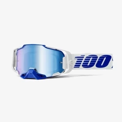 Gogle cross 100 Procent Armega kolor niebieski z niebieskim lustrem