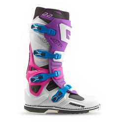 Buty cross Gaerne SG22 kolor fioletowy, biały, różowy