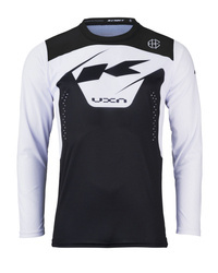 Kenny Racing koszulka rowerowa model Elite Black kolor biały/czarny