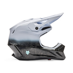 Kask cross Fox V3 Rs Ghost  biały