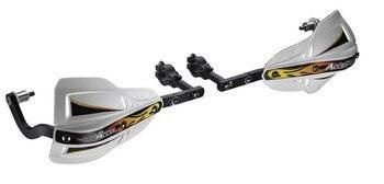Accel Handbary Enduro (28mm) z mocowaniem aluminiowym / Czarny / Niebieski