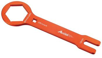 Accel / Klucz do serwisu zawieszeń WP / Sześciokątny [50mm] / Kolor srebrny