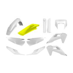 Pełny komplet plastików Husqvarna TE / FE TPI '20-'23 Polisport biały
