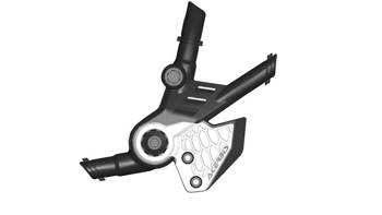 Acerbis Osłony ramy X-Grip BMW GS R1250