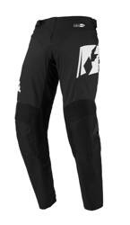 Kenny Racing Spodnie na crossa PERFORMANCE SOLID BLACK kolor czarny,biały