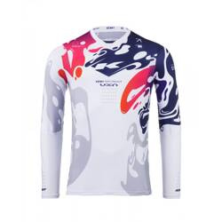 Kenny Racing Bluza cross PERFORMANCE FLUID kolor biały,szary,czerwony,niebieski