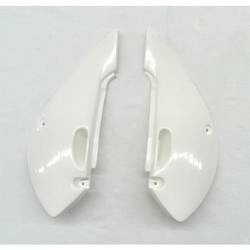 Boczki tylne UFO do Kawasaki KXF 250 '09-'12 kolor biały