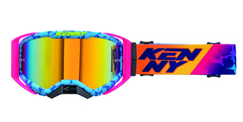 Kenny Racing gogle model Ventury Red/Yellow kolor żółty fluo/czerwony szyba czerwone lustro