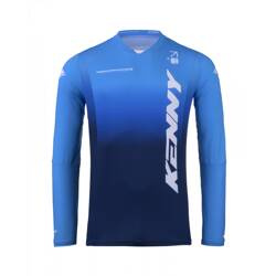 Kenny Racing Bluza cross PERFORMANCE GRADIENT BLUE kolor niebieski,biały