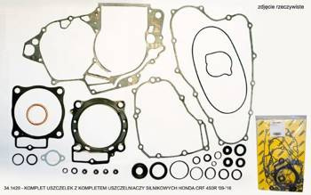 Prox Komplet uszczelek + zestaw uszczelniaczy silnika Honda CRF450R '09-14