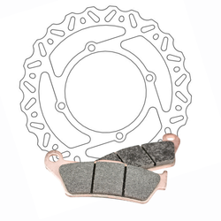 Moto-Master Klocki hamulcowe przód KTM SX / SX-F / EXC / EXC-F / XC / XC-F Husqvarna FC / FE / TE / TC Gas Gas MC / EC [Nitro Sport] [spiek]