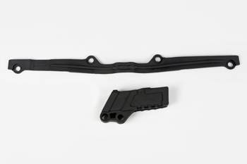 UFO Komplet ślizg + prowadnica łańcucha KAWASAKI KX 125/250 03-17
