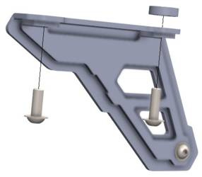 CROSSPRO Prowadnica łańcucha Yamaha XTZ 690 TENERE 700 19 - 22