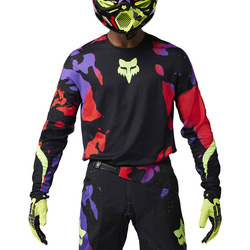 Komplet cross FOX 360 Throttle kolor: czerwony, czarny, fluo